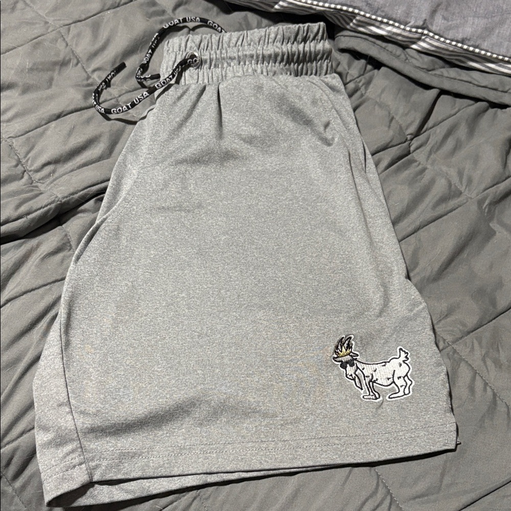 Goat Fuel Gray Athletic Men's Shorts